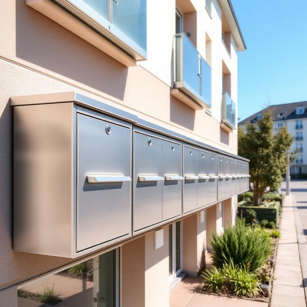 Centrale postkastenwand