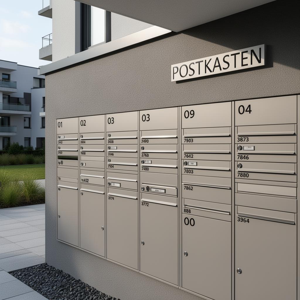 Postkastenwand
